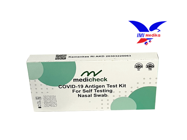 MEDICHECK Covid-19 Antigen Test Kit Nasal Swab