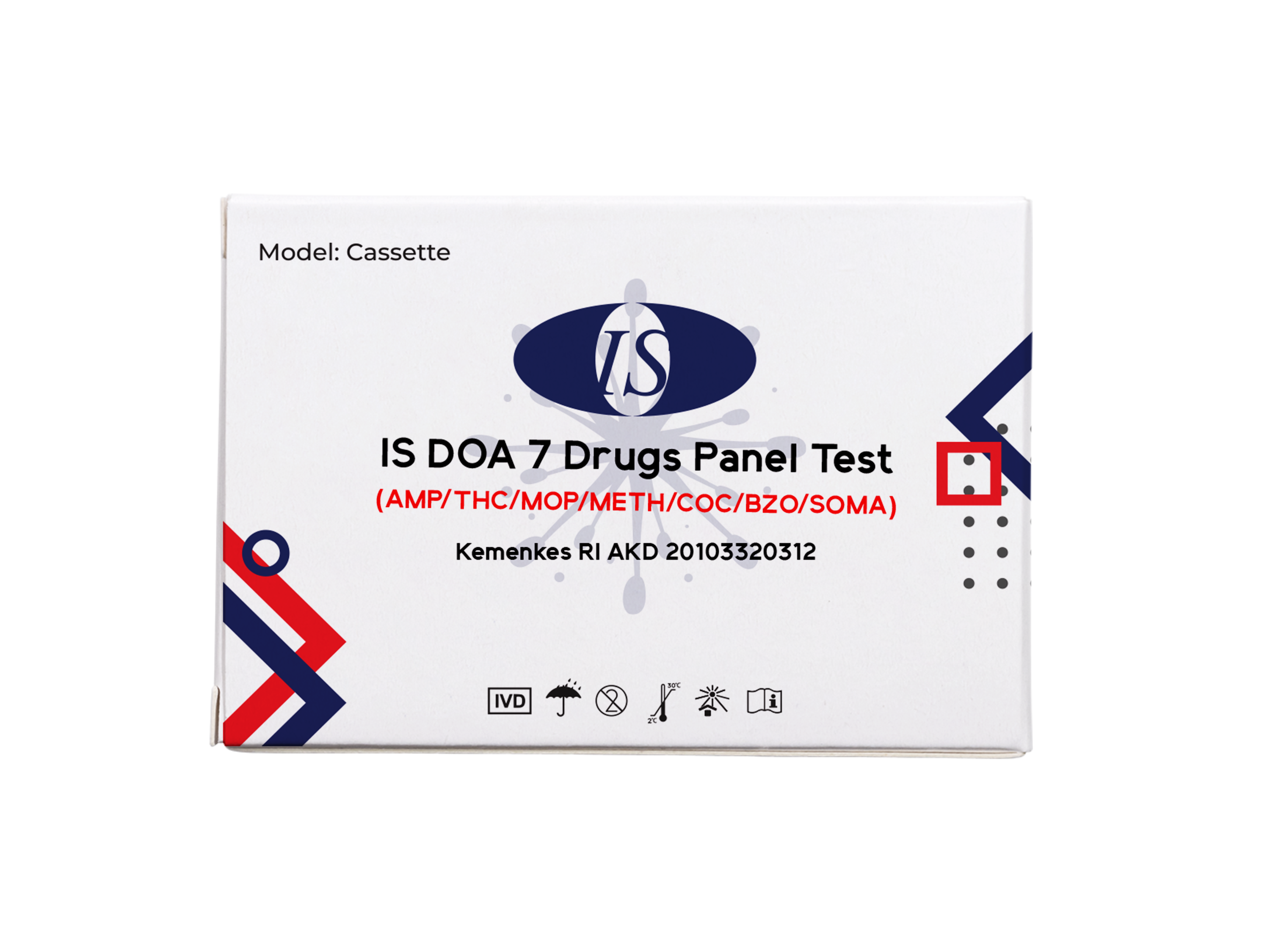DOA 7 Drugs Panel Test (AMP/THC/MOP/METH/COC/BZO/SOMA) 